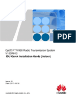 RTN 950 V100R010 IDU Quick Installation Guide(Indoor) 01