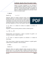 Medidas de Centralidade. Quartis Decis P PDF