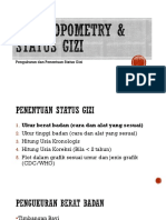 Anthropometry & Status Gizi