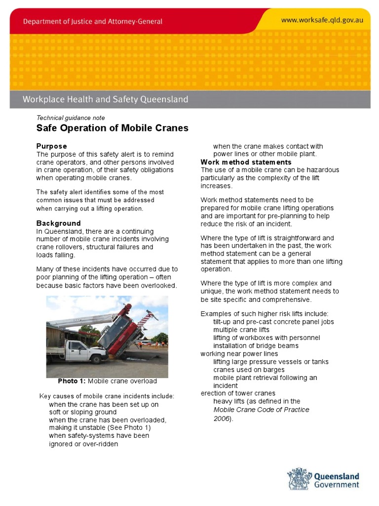 Mobile Crane Tech Guide Note | PDF | Crane (Machine) | Elevator