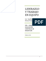 Liderazgo y Trabajo en Equipo