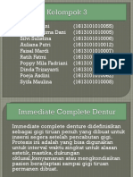 PPT Immediate Denture Kel 3 Pleno 1