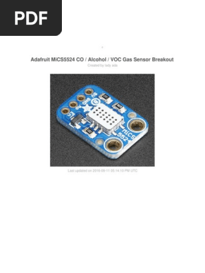 Gas sensor pdf