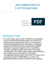 Project On Protable Grass Cutter Machine