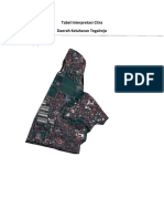 Tabel Interpretasi Citra Tegalrejo