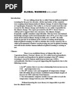 Golbal Warming