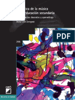 Didactica de La Musica en La Educacion Secundaria Competencias Docentes y Aprendizaje Josep Lluis Zaragoza Munoz PDF