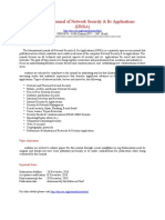 International Journal of Network Security & Its Applications