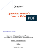 Dynamics: Newton S Laws of Motion