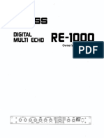 Boss RE-1000 Owner's Manual