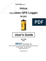 Holux Wireless GPS Logger: User's Guide