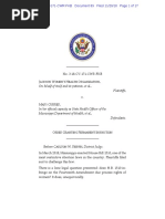 Jackson Women's Health Organization v Currier Et Al Opinion