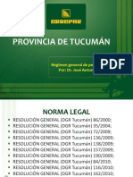 F.regimen General de Percepcion Tucuman