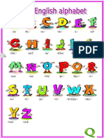 The English Alphabet Spelling