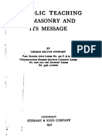 Thomas Milton Stewart PM - Symbolic Teaching or Masonry and its Message (1917).pdf