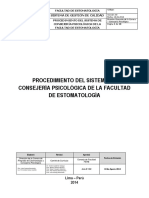 Procedimiento CP FAEST