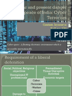 Cyber-Space: A Floating Electronic Environment Which Is Accessible Internationally