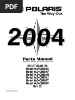 Sportsman 700 Twin Parts Manual PN 9918612