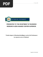 Download Proposal on Emotional Intelligence EI by Hurmat Faiza Butt SN39381567 doc pdf