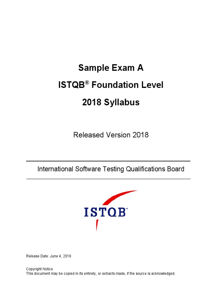 ISTQB CERTIFICATION EXAM 2018 PDF visual data 6