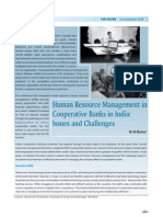 Human Resource Management in Cooperative Banks
