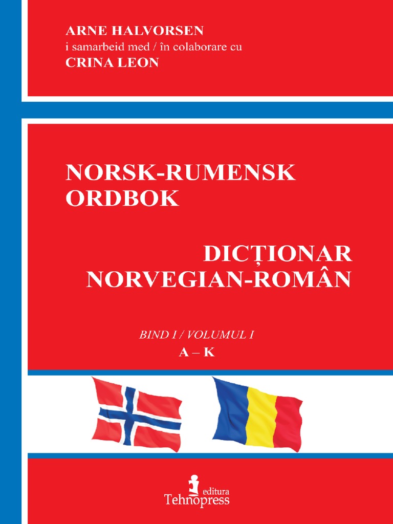 dilemma advertise Automatically Dictionar Norvegian Roman Vol I | PDF