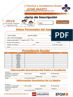 Formulario de Inscripción