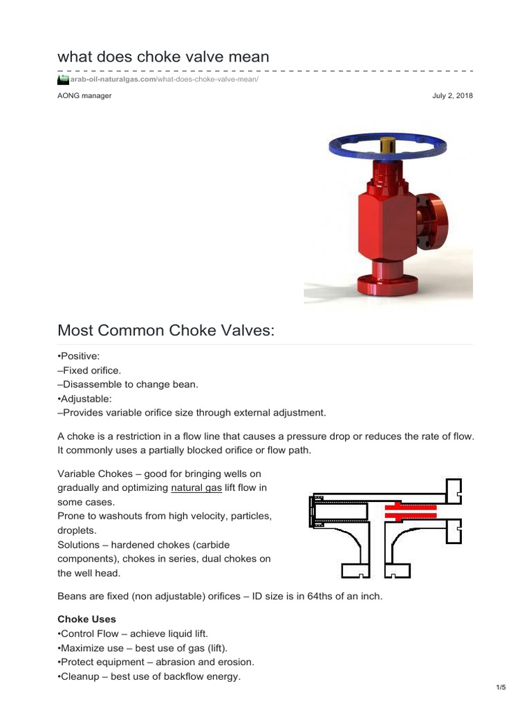 What Does Choke Valve Mean Download Free PDF Drop (Liquid) Gases