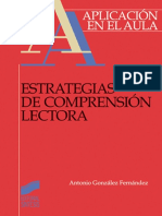 Estrategias de Comprensión Lectora - Antonio González Fernández PDF