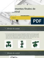 Elementos Finales de Control