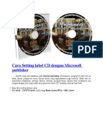 Cara Setting Label CD Dengan Microsoft Publisher