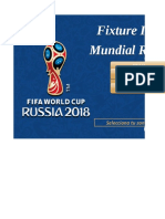 Fixture Mundial Rusia 2018