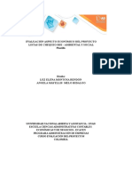 Plantilla Excel Evaluación Aspecto Económico Del Proyecto - Listas Chequeos RSE Ambiental y Social