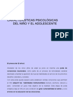 Tema1 Características Psicologicas Niño y Adolescente