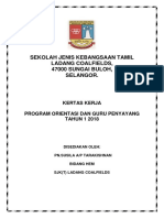 Kertas Kerja Orientasi Tahun 1 2018 New