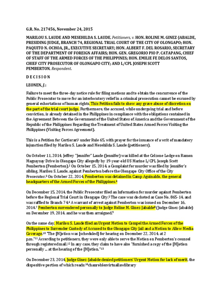 Laude Case | PDF | Prosecutor | Arrest