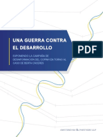 Una Guerra Contra El Desarollo: Exponiendo La Campaña de Desinformación Del COPINH en Torno Al Caso de Berta Cáceres