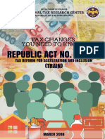 Tax Changes Based On TRAIN