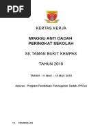 Kertas Kerja Anti Dadah 2018