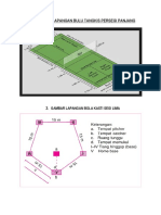 Gambar Lapangan Bulu Tangkis