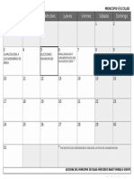 Calendario Diciembre 2018