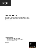 Access to Justice, Open Judiciaries, And Legal Empowerment Through the Open Government Partnership