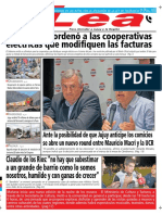 Periódico Lea Jueves 22 de Noviembre Del 2018