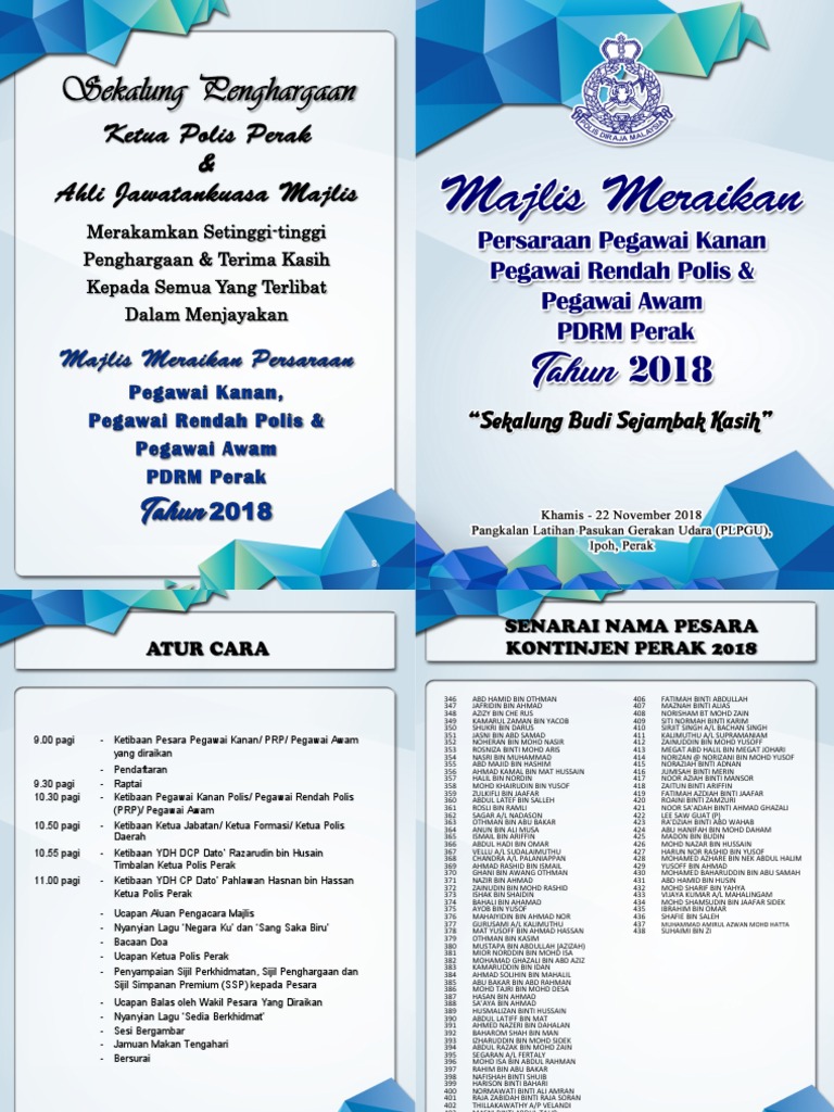 Contoh Buku Aturcara Majlis Aaroncxt
