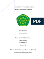 Makalah Tentang Faktor-Faktor Yang Mempengaruhi Perilaku Seseorang Dalam K3 (Bu Ice)