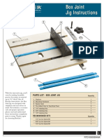 Box Joint Jig Instructions: Recommended Bits