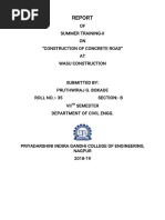 CC Road Construction Process Guide | PDF | Concrete | Road
