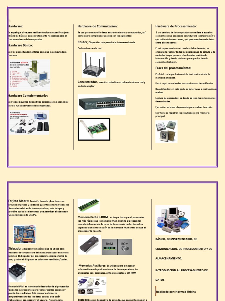 Tipos de Hardware y Cables Necesarios | PDF | Hardware de la ...