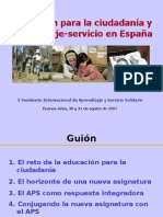 2007 Charo Battle Educacion Ciudadania Aps España