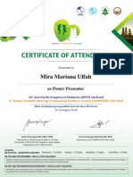 Mira Mariana Ulfah - Poster Certificate PDF